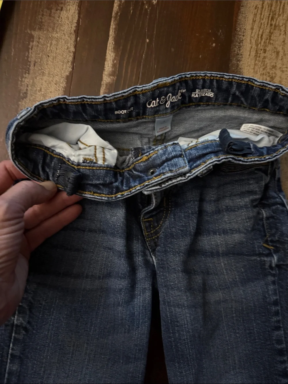 Cat & Jack Dark Blue Boys Denim Jeans